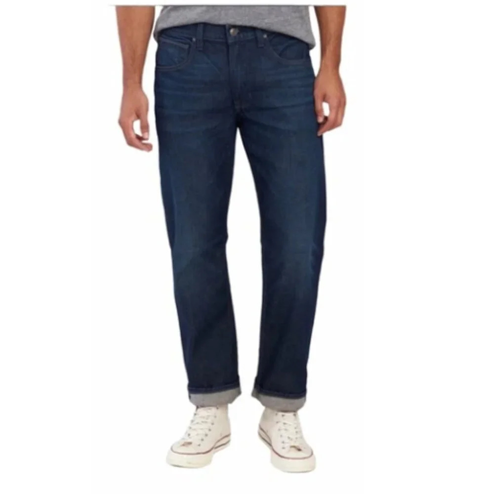 Hudson Byron 5 five Pocket Straight Jeans Indigo size 34